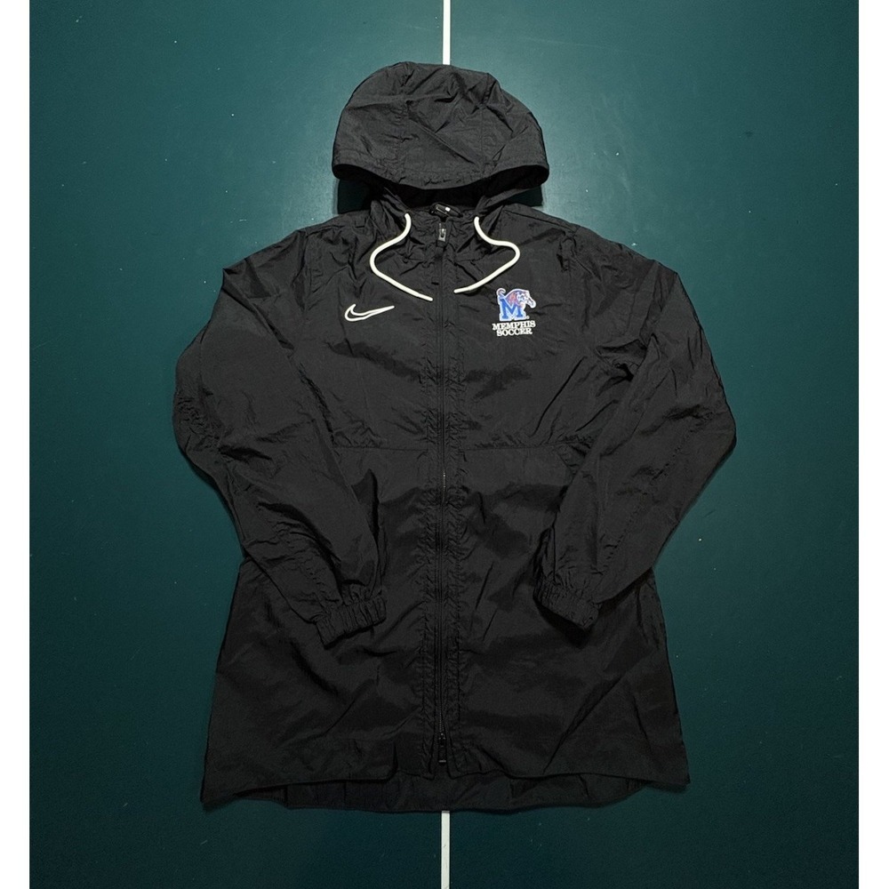 Nike Memphis Tigers‎ Soccer Windbreaker Jacket Women's Large Hooded Team Issued